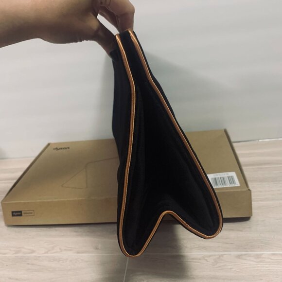 Dyson Storage Bag For Hair Dryer Airwrap Velvet Black/Copper Magnetic Closure - Picture 9 of 15